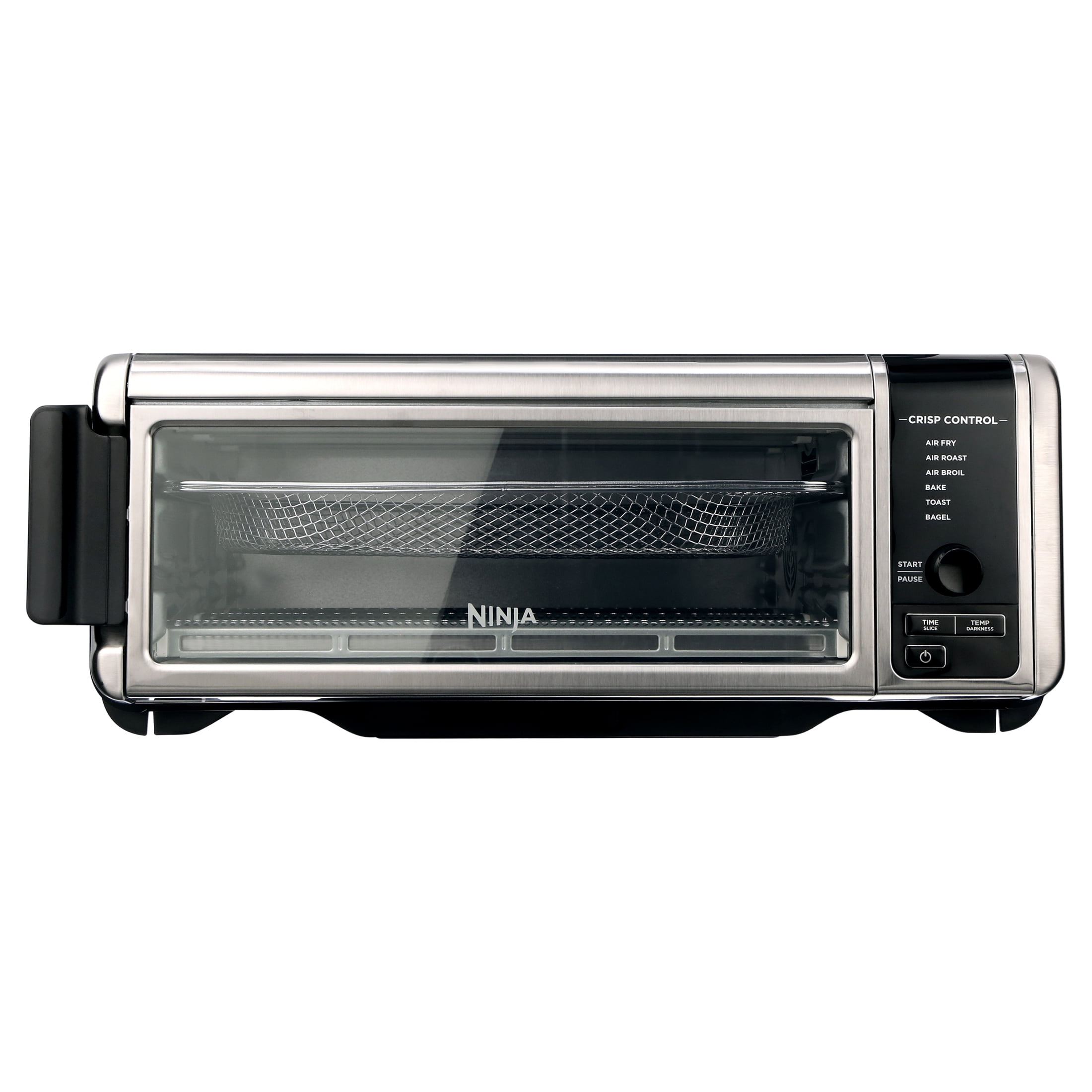 Free Shipping Restored Ninja SP101 Foodi 8 in 1 Digital Air Fry Large Toaster Oven Flip Away for Storage Dehydrate Keep Warm 1800 Watts XL Capacity Stainless Steel Refurbished Walmart