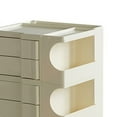 thumbnail image 3 of Table de Chevet en Plastique, Table de Chevet Roulante 3 Couches Multi-Couches Table de Chevet Roulante Véritable Excellence, 3 of 5