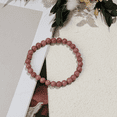 thumbnail image 5 of 6mm Rhodochrosite - Stone of Love and Compassion - Handmade Yoga Stretch Elastic Bracelet Natural Healing Gemstone Stress Relief Crystal Jewelry Power Energy Gifts for Men and Women, 5 of 6