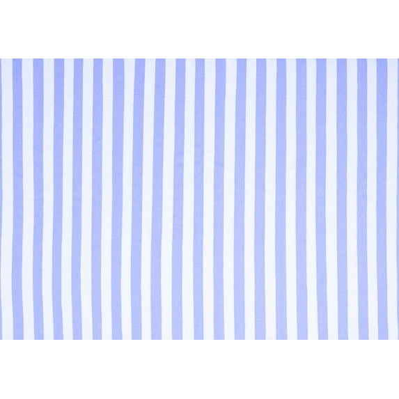 Ahgly Company Indoor Rectangle Solid Blue Modern Area Rugs, 8' x 10'