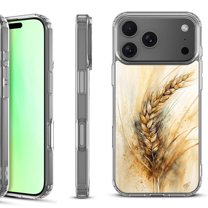 For iPhone 17 Pro Shockproof Protective Phone Case, by OneToughShield - Wheat Painting