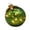 Green, variant on Dserhfy Glass Tabletop Christmas Ornament with LED Lights Glass Ball with Timer Function 6-Inch Light-Up Sphere for Holiday Centerpiece