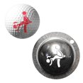 thumbnail image 1 of Soidarity Marcador de pelota de Golf, herramienta de alineación de señal de Humor para adultos, plantilla de marcador de señal, marcador delineador DIY, Golf No. 4 Soidarity OD015907-04, 1 of 6