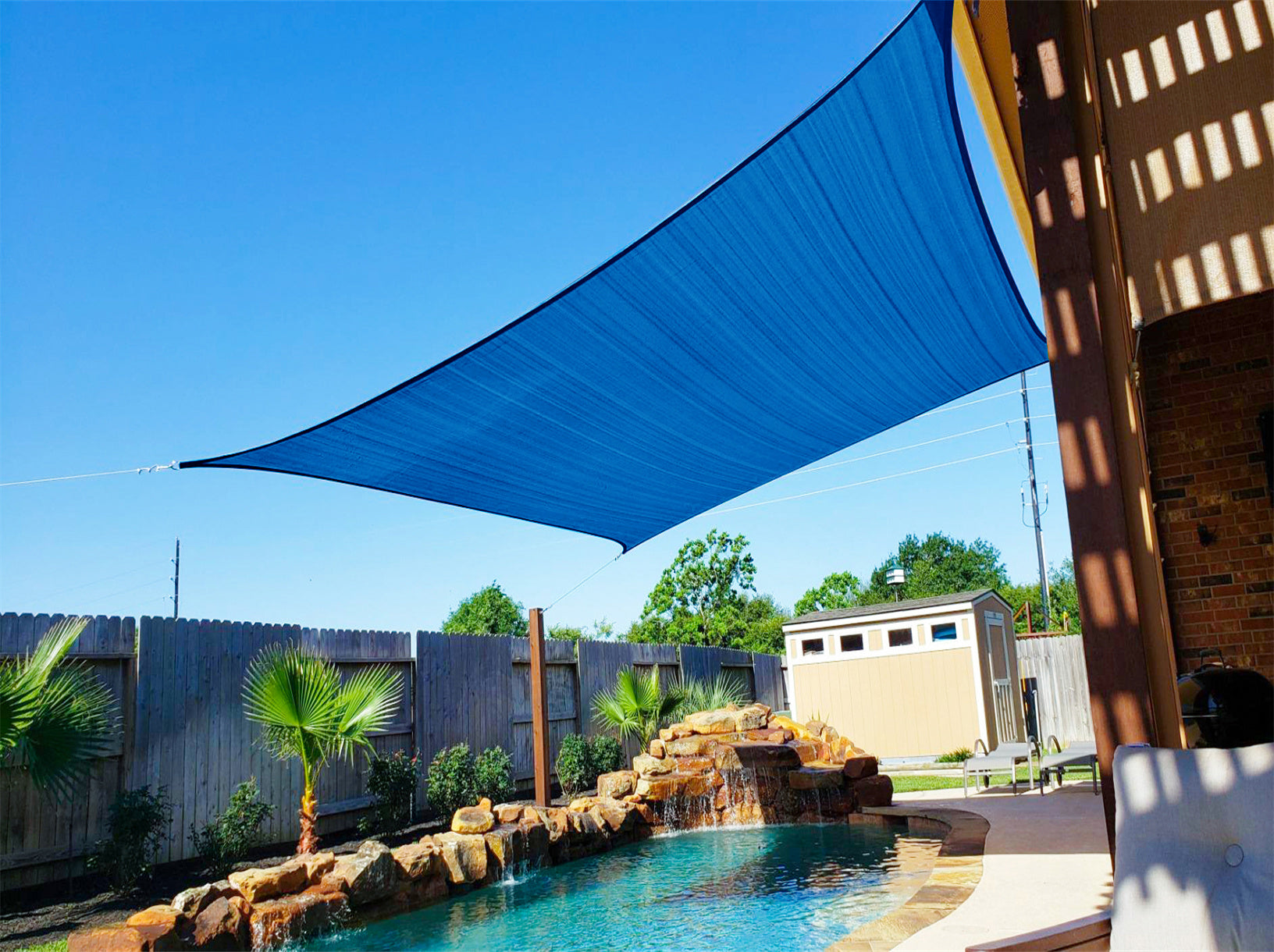 SUNNY GUARD Shade Sail 6 5 8 9 10 12 13 16 19 5FT Rectangular UV 