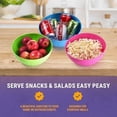 thumbnail image 5 of YBM HOME 10-Inch Plastic Serve Mixing Bowl for Everyday Meals can hold 120 oz, 3.75 qt. Ideal for Cereal, Snacks, Popcorn, Salad, and Fruits, Microwave Safe, Forsty White, 5 of 5