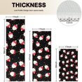thumbnail image 4 of Black Christmas Santa Pattern Kitchen Rugs Sets Of 3,Kitchen Runner Rugs Non Skid Washable,Decorative Kitchen Floor Mats for Kitchen,Sink,Laundry,17"x30"+ 17"x47" + 17"x59", 4 of 6