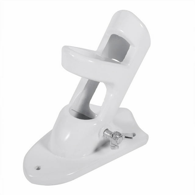 Yeacher Flag Pole Holder Two Positions Flag Pole Mounting Bracket 1 Inch Inner Diameter Aluminum Alloy Flag Holder with Hardware
