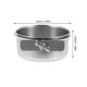 thumbnail image 4 of BRIGHTFUFU Cuencos de agua para comida de loros, plato de alimentación de pájaros, cuenco colgante de acero inoxidable para mascotas, jaula para pájaros, 2 uds., 4 of 7
