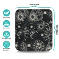 thumbnail image 4 of Steampunk Astrology Chart Coffee Station Mat - Astral Gothic Sun and Moon Absorbent Mat - Non-Slip Kitchen Counter Mat - Retro Astronomical Print, 4 of 4