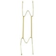 thumbnail image 4 of Gerich Dish Display Plate Hangers, 1 Pcs Wall Plate Spring Hook Holder Hanging Wire Wall Display Invisible Dish Hangers, Adjustable Plate Spring Holder for The Wall Home Decor 12 inches, Gold, 4 of 15