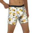 thumbnail image 5 of Sigee Bee and Flowers for Men's Boxer Briefs,Moisture Wicking and Breathable Large, 5 of 9