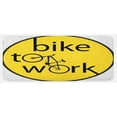 thumbnail image 1 of Yellow Kitchen Mat, Healthy Life Theme Illustration of Bike to Work Circle Design Art Print, Plush Decorative Kitchen Mat with Non Slip Backing, 47" X 19", Yellow and Black, by Ambesonne, 1 of 1