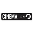 thumbnail image 2 of Cinema Novelty Sign, Metal Wall Decor - 4x18 inches, 2 of 4