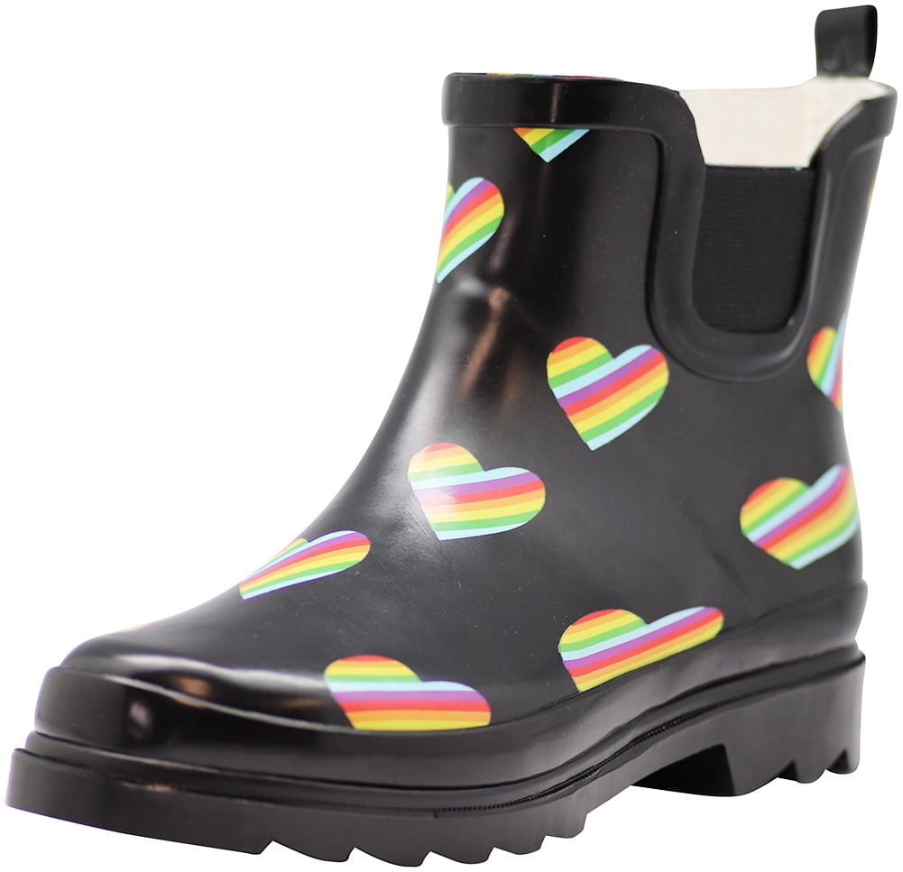 Womens Ankle Rain Boots Ladies Waterproof Winter Spring Garden Boot NORTY