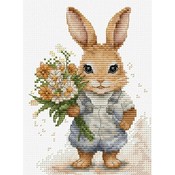 The Bunny's Surprise¬†B1409L Counted Cross-Stitch Kit