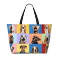 thumbnail image 2 of Honeii funny dogs for Tote Bag with Adjustable Strap,Beach Bag, Waterproof Sandproof Beach Tote Bag, Large Capacity Foldable Beach Bags, 2 of 7
