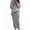 Dark Gray, variant on Women'S Winter Chunky Cable Knit Long Skirt 2 Piece Outfit Sweater Sets White XXL