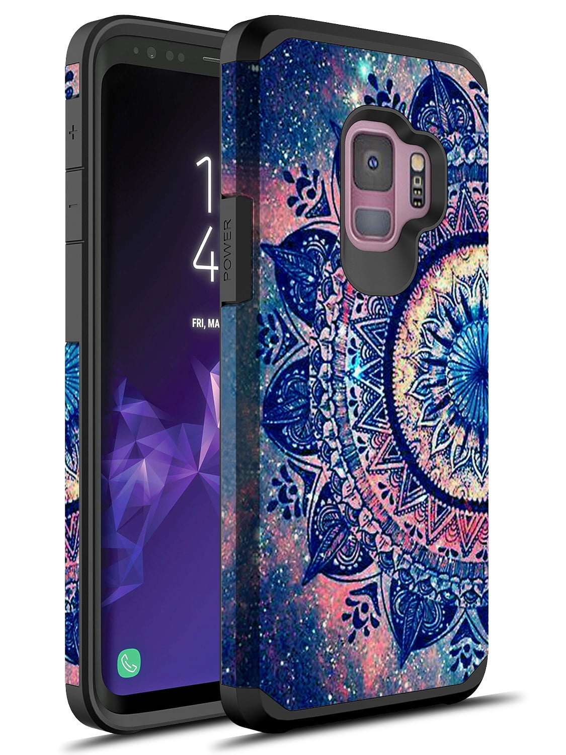 Samsung Galaxy S9 Case, Rosebono Slim Hybrid Shockproof Hard Cover