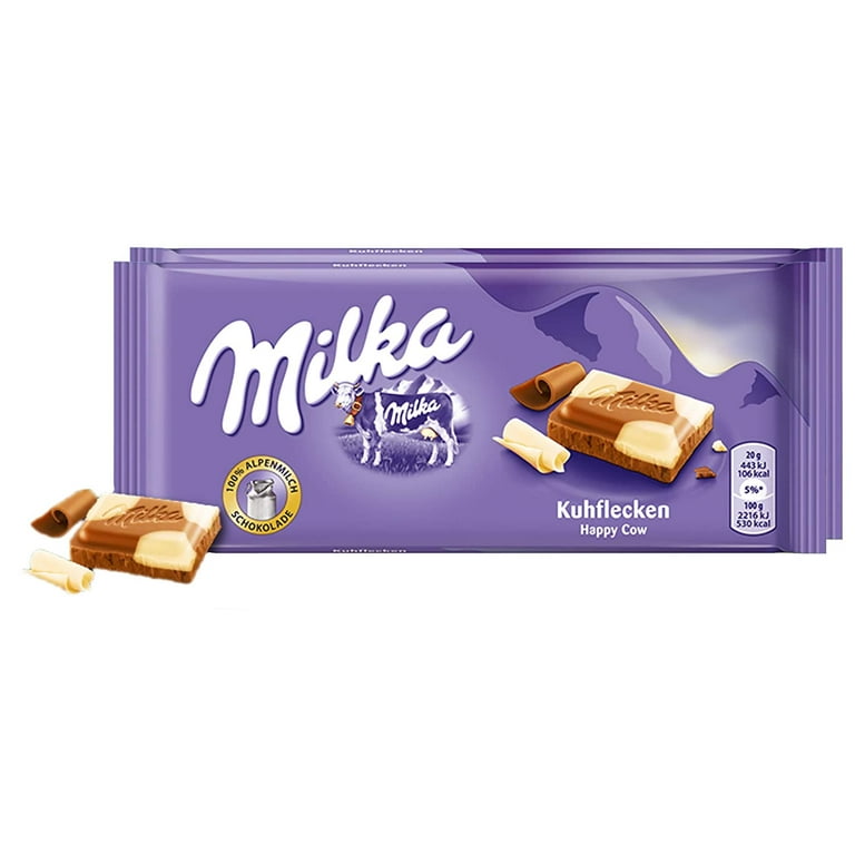 World's Best Milka Chocolate - Alpine Milk, 10 Bars