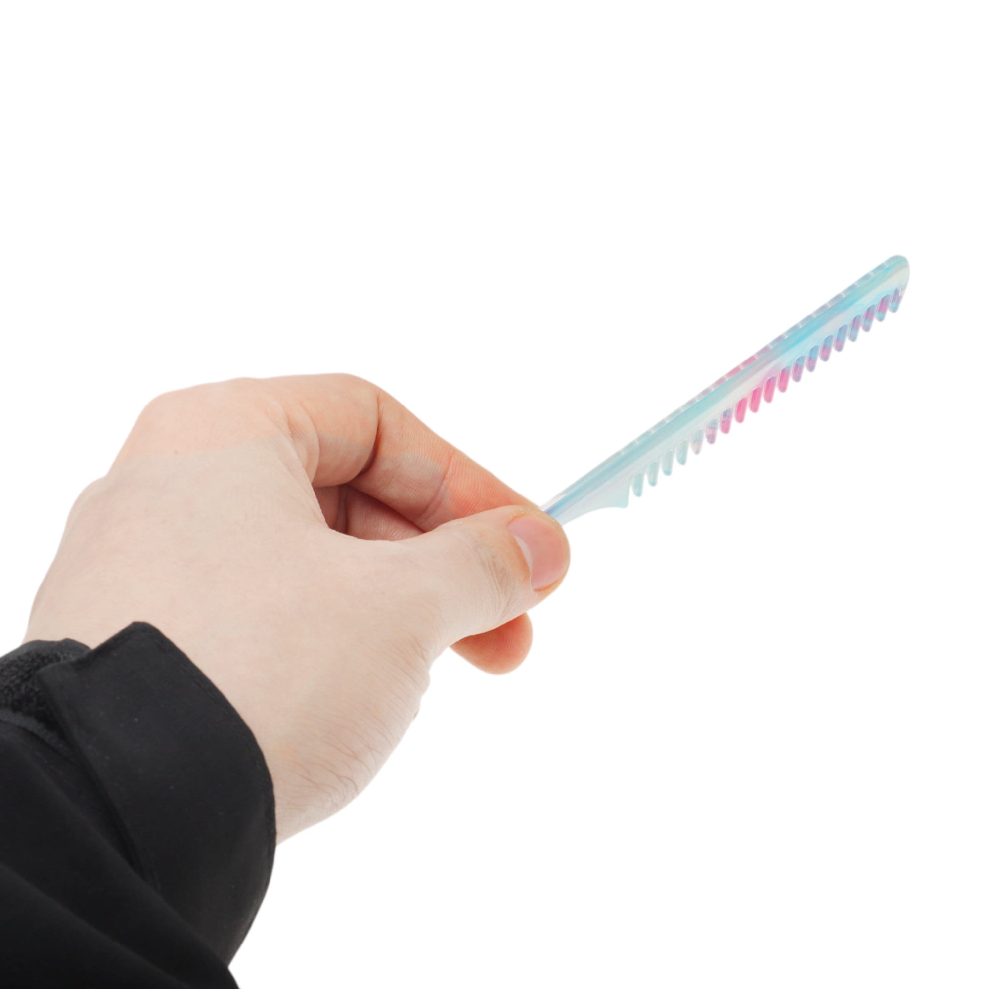 Unique Bargains 1 Pc Simple Vintage Rat Tail Comb for All Hair Types Pink, Blue