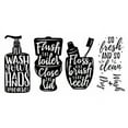 thumbnail image 5 of Wash Your Hands Soap Quotes Peel and Stick Wall Decals, 5 of 5