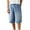 #065-Blue, variant on Donemore Men's Button & Zipper Closure Loose Fit Denim Shorts with Multiple Pockets, Casual Streetwear Mid-Length Cargo Shorts