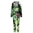 thumbnail image 4 of Invader Zim Unisex Onesie Pajamas Zipper Jumpsuit Hooded One Piece Sleepwear for Family Mens Womens, 4 of 8