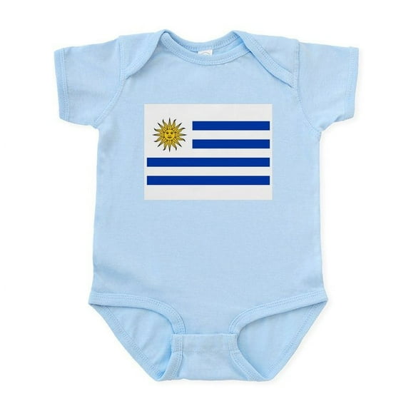 CafePress - Uruguay Flag Infant Bodysuit - Baby Light Bodysuit, Size Newborn - 24 Months