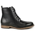 thumbnail image 3 of Metrocharm MC309 Men's Lace Up Wing Tip Dress Casual Fashion Oxford Boot Brown 10.5, 3 of 18