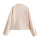 thumbnail image 3 of Abrigo informal de manga larga sin capucha para mujer, chaqueta de lana con solapa de invierno, gabardina, abrigo largo para mujer, 3 of 3