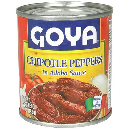 Goya Chipotle Peppers In Adobo Sauce, 7 oz (Pack of