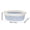 Blue, variant on Woven Storage Basket with Handle, Cotton Rope Decorative Storage Basket for Shelves, Closet Organizer and Gift Basket with Ribbon and Bag for Home, Office