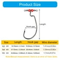 thumbnail image 5 of YongCo Saltwater Fishing Tackle Drop Shot Hook with Swivels Wide Gaps Barbed Hook In Line Drop Shot Rig Quick Install Fish Hook, 5 of 13