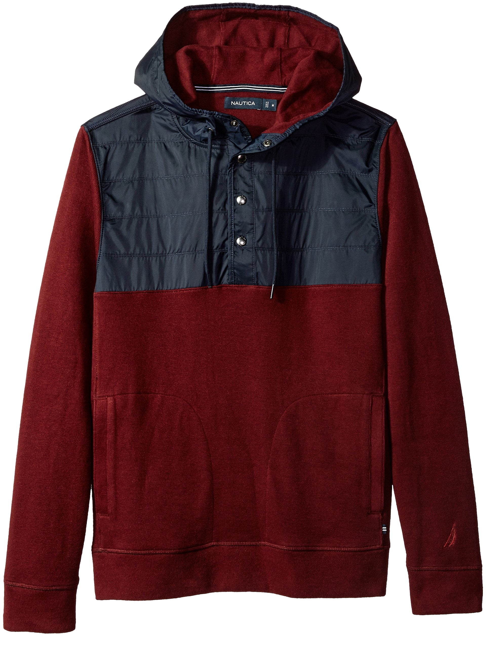 Nautica Coats & Jackets Mens Jacket Navy Colorblock Mixed Media