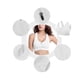 thumbnail image 3 of Sujetador deportivo con relleno elástico, sujetador de yoga, sujetador push up sin aros, sujetador deportivo con cremallera frontal, soporte fuerte, tirantes dobles, pechos grandes para, 3 of 5