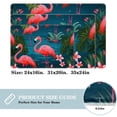 thumbnail image 2 of Flamingo Polyester Non-Slip Chair Mat Rug Outdoor Carpet Door Mat Machine Washable, 2 of 6
