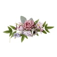 thumbnail image 3 of Iglesia BANCO Boda Flores Pasillo Silla Respaldo Floral Ligero Lujo Durable Romántico D, 3 of 9