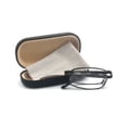 thumbnail image 2 of EYEZOOM 3 Pack Unisex Compact Metal Folding Reading Glasses with Case, Multi Color, +1.50, 2 of 6