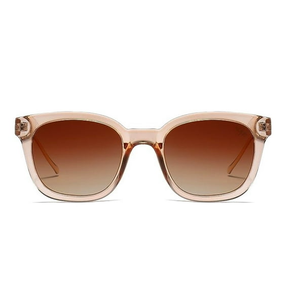 Street Knitted Retro Polarized Square Sunglasses, Pink, UV400, Women's