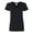 Black, variant on Gildan Heavy Cotton Womens V-Neck T-Shirt