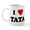 White, variant on CafePress - I Love TATA Mug - 11 oz Ceramic Mug - Novelty Coffee Tea Cup