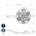 thumbnail image 6 of Nordic Ware Patterns Pancake Pan, 6 of 6