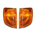 thumbnail image 5 of Pair Amber Corner Light Turn Signal Cover Left Right For Mercedes E-Class W124 1985-1995 Driver Passenger Side, 5 of 8