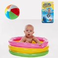 thumbnail image 3 of X-Small - Little Swimmers Disposable Swim Diapers, (7lb-18lb.), 12-Count Bonus Inflatable Pool Ball (5 inch), 3 of 3