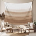thumbnail image 2 of Brown White Ombre Tapestry for Bedroom Wall Hanging Tapestry, Vintage Farmhouse Abstract Striped Ceiling Backdrop Tapestries Poster Blanket Wall Decor for Teens Room Living Room Dorm 39" x 59", 2 of 8