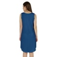 thumbnail image 4 of Inkmeso WoMen's Casual Loose Fit Sundress Sleeveless Henley Beach Dress w/ Patch Pocket, 4 of 7