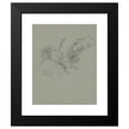 thumbnail image 2 of Enoch Wood Perry Jr. 20x24 Black Modern Framed Museum Art Print Titled - Study of Hands Knitting (Recto) (C. 1870-1890), 2 of 5