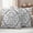 Grey, variant on Baroque Sage Green Outdoor Waterproof Pillow Covers, Vintage Damask Classic Floral Decorative Square Throw Pillowcase Sofa Cushion Sham for Patio/Couch/Chair, 20"x20" 2 Pack