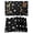 Black, variant on Black White Dog Paws Placemats Set of 1 Cute Puppy Paw Prints Place Mats Indoor Wipeable Table Mats Washable Cloth Dining Table Placemats for Kitchen Holiday Party Home Decor 13x19 Inch