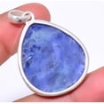 thumbnail image 2 of Sodalite - Minas Gerais Gemstone 925 Silver Plated Jewelry Pendant 1.83" A385, Valentine's Day Gift, Birthday Gift, Beautiful Jewelry For Woman, 2 of 2